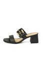 SANDALIA NAPA NEGRO DORADO MODARE de MODARE