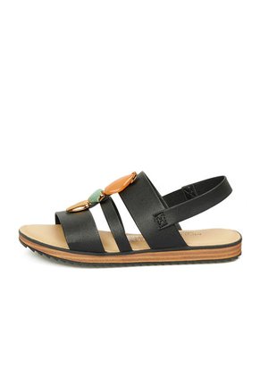 SANDALIA PLANA NATURE NEGRO MODARE