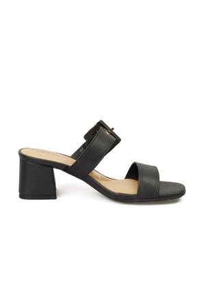 SANDALIA NAPA NEGRO DORADO MODARE