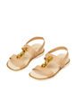 SANDALIA PLANA NUDE CRISTAL MODARE de MODARE