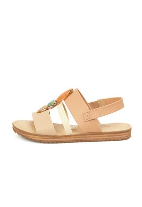 SANDALIA PLANA NATURE NUDE MODARE