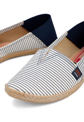 Alpargata Azul Marino-Blanco