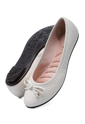 Baleta Marfil-Negro Moleca