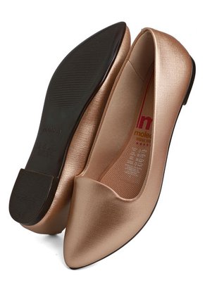 Baleta Oro Rosa Moleca