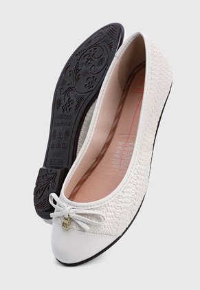 Baleta Marfil-Dorado Moleca