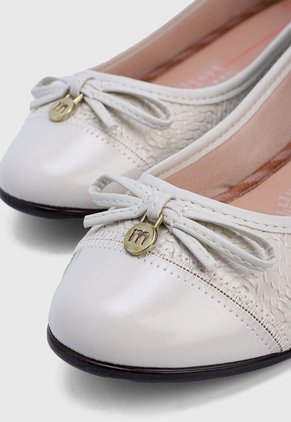 Baleta Marfil-Dorado Moleca