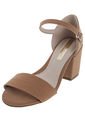 Sandalia Tacón Camel Moleca de Moleca