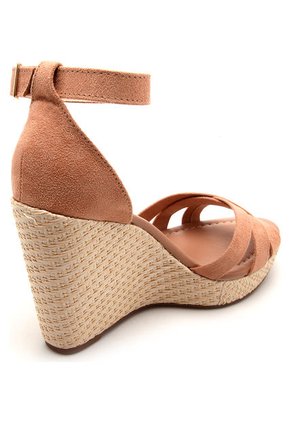 Sandalia Tacón Corrido Palo Rosa Moleca