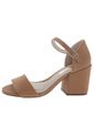 Sandalia Tacón Camel Moleca de Moleca
