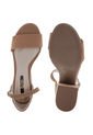 Sandalia Tacón Camel Moleca de Moleca