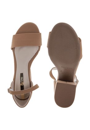 Sandalia Tacón Camel Moleca