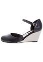 Sandalia Tacón Corrido Negra Moleca de Moleca