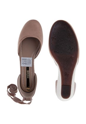 Sandalia Tacón Corrido Rosa Moleca