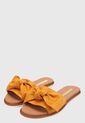 Sandalia Plana Mostaza moleca de Moleca