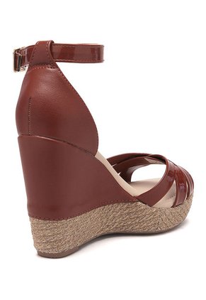 Sandalia Tacón Corrido Café moleca