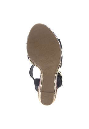 Sandalia Plataforma  Moleca Negro