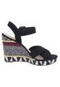 Sandalia Plataforma  Moleca Negro de Moleca