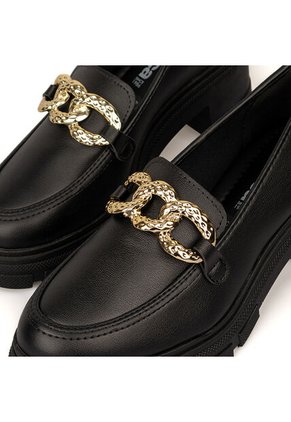 Mocasín Negro Napa Moleca