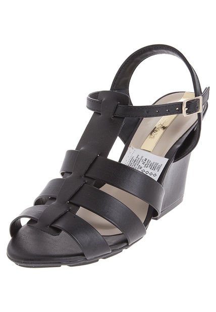 Sandalia Tacón Negra Moleca