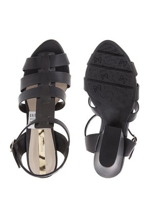 Sandalia Tacón Negra Moleca