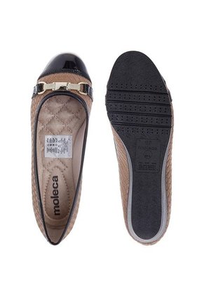 Baleta Camel-Negro Moleca
