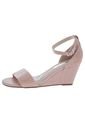 Sandalia Tacón Corrido Rosa Moleca de Moleca