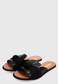 Sandalia Plana Negro moleca de Moleca