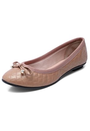 Baleta Oro Rosa-Negro Moleca