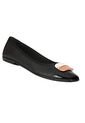 Baleta Hebilla Decorativa Moleca Plana Para Mujer de Moleca