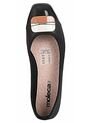 Baleta Hebilla Decorativa Moleca Plana Para Mujer de Moleca