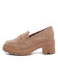 Mocasín Chunky Nude Moleca de Moleca
