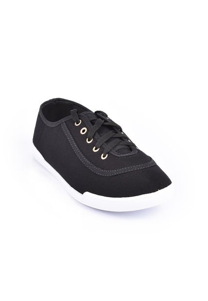 Price Shoes Tenis Moda Mujeres 0225704-101NEGRO