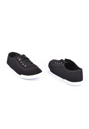 Price Shoes Tenis Moda Mujeres 0225704-101NEGRO