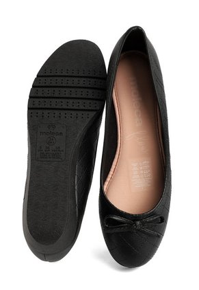 Tacón Corrido Negro Moleca