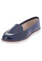 Mocasín Azul Marino Moleca de Moleca