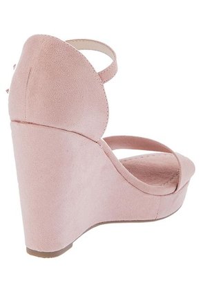 Sandalia Tacón Corrido Rosa Moleca