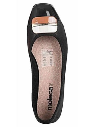 Baleta Hebilla Decorativa Moleca Plana Para Mujer