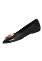 Baleta Hebilla Decorativa Moleca Plana Para Mujer de Moleca