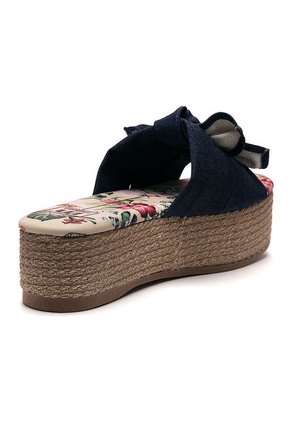 Playera Azul-Multicolor moleca