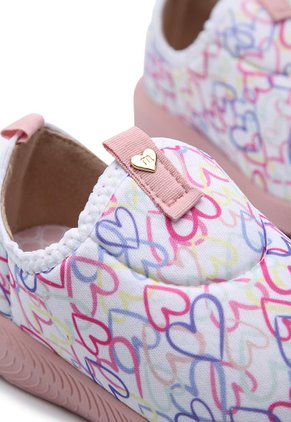 Tenis Lifestyle Blanco-Multicolor Molekinha