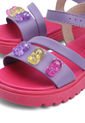 Sandalia Violeta-Fucsia-Amarillo Molekinha de Molekinha