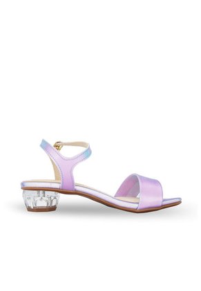 Sandalia Tacón Cristal  Multi Azul Molekinha