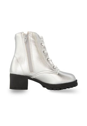 Bota Casual Plateada Molekinha