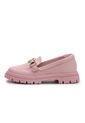 Mocasín Palo Rosa-Dorado Molekinha de Molekinha