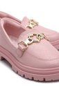 Mocasín Palo Rosa-Dorado Molekinha de Molekinha
