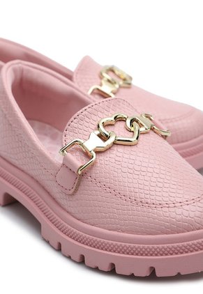 Mocasín Palo Rosa-Dorado Molekinha