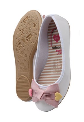 Baleta Blanco-Rosa-Amarillo Molekinha