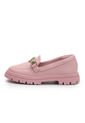 Mocasín Palo Rosa-Dorado Molekinha de Molekinha