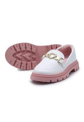 Mocasín Palo Rosa-Dorado Molekinha