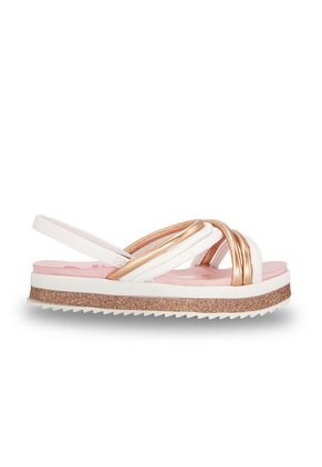 Sandalia Blanco Dorado Molekinha